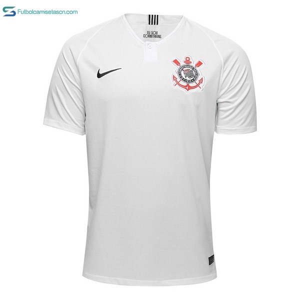 Camiseta Corinthians Paulista 1ª 2018/19 Blanco